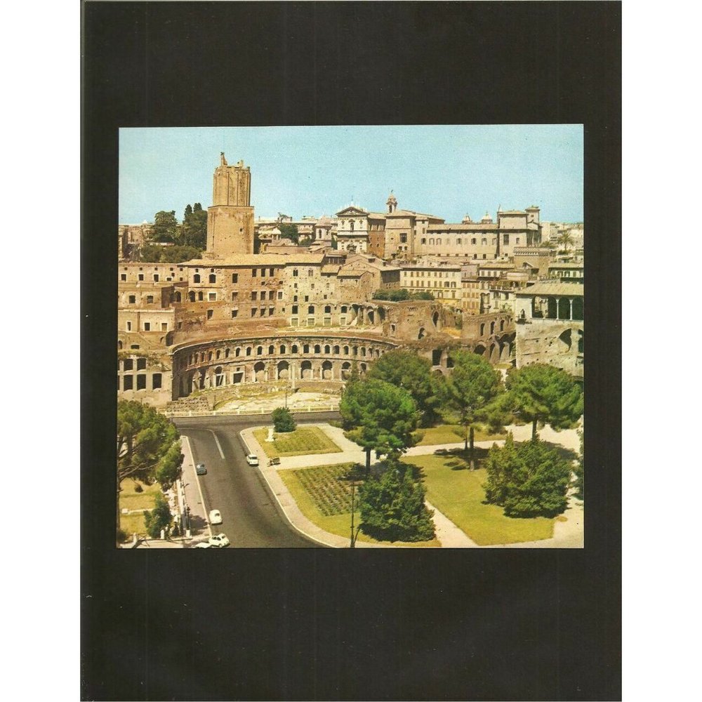 Vintage Roma Image of the Markets of Trajan